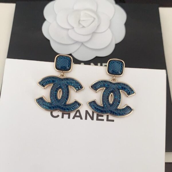 réplica,joyas,joyería,1:1,replica,fake,lujo,barato Chanel último collar cc negro (A661)