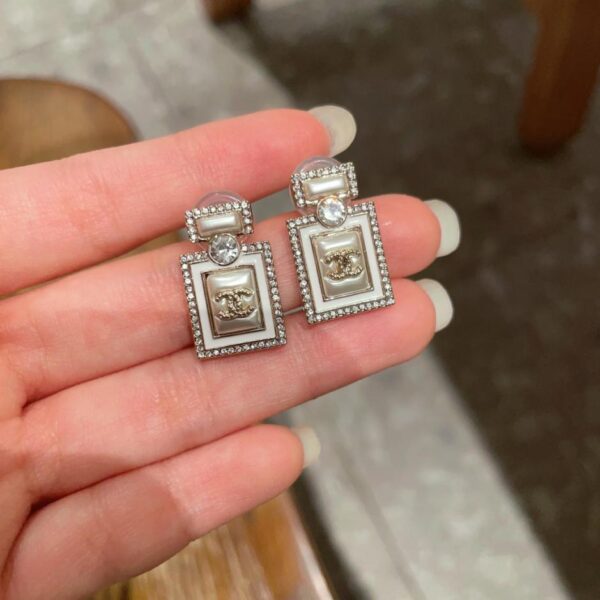 réplica,joyas,joyería,1:1,replica,fake,lujo,barato Pendientes Chanel de segunda mano (E45A)