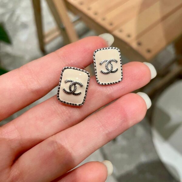 réplica,joyas,joyería,1:1,replica,fake,lujo,barato Aretes Chanel Doble C (0014)