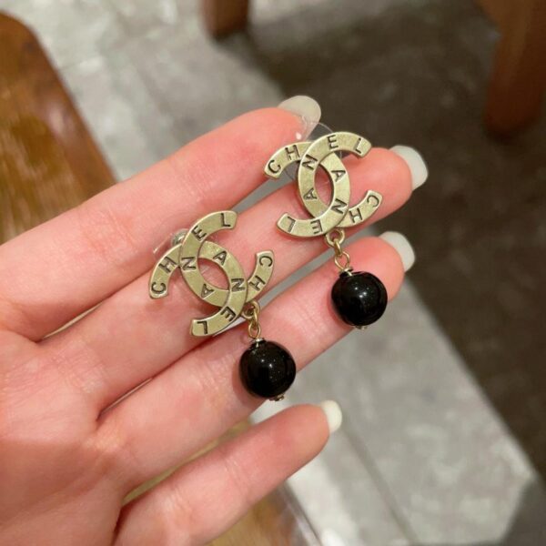 réplica,joyas,joyería,1:1,replica,fake,lujo,barato Pendientes Chanel Letra Doble C (D1FC)