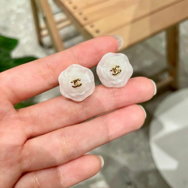 réplica,joyas,joyería,1:1,replica,fake,lujo,barato Aretes con letra C doble de bolso Chanel (2A7C)