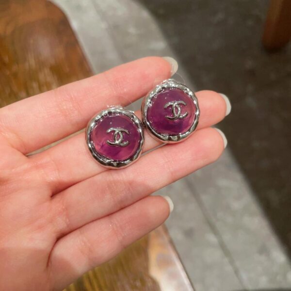 réplica,joyas,joyería,1:1,replica,fake,lujo,barato Aretes clásicos con doble C de Chanel (586D)