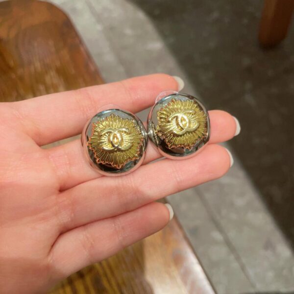 réplica,joyas,joyería,1:1,replica,fake,lujo,barato Aretes Chanel Classic Double C (BB35)