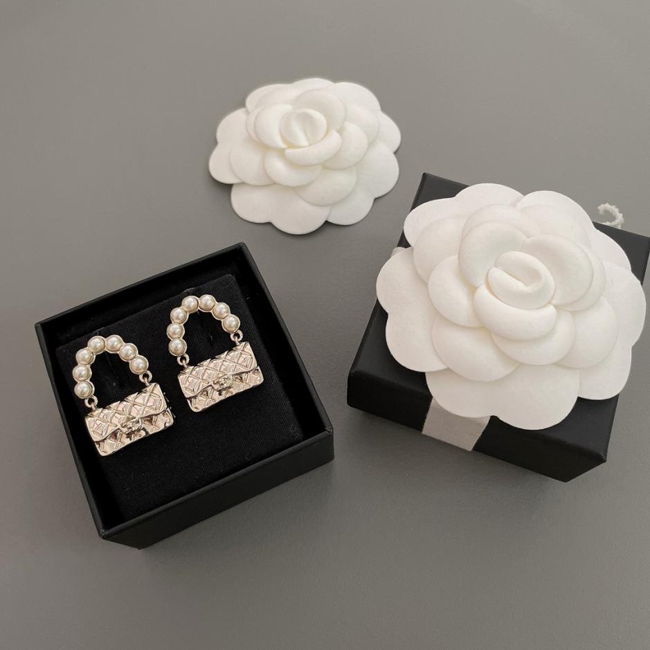 réplica,joyas,joyería,1:1,replica,fake,lujo,barato réplica,joyas,joyería,1:1,replica,fake,lujo,barato Pendientes de bolso Chanel (35D2)