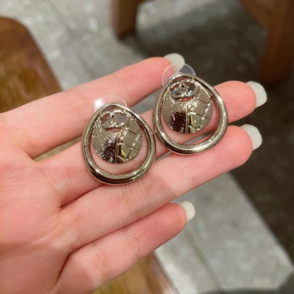 réplica,joyas,joyería,1:1,replica,fake,lujo,barato Pendientes con doble C de Chanel (1FD5)