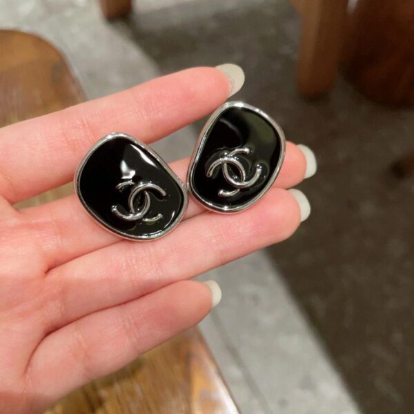 réplica,joyas,joyería,1:1,replica,fake,lujo,barato Pendientes con doble C de Chanel (86D1)
