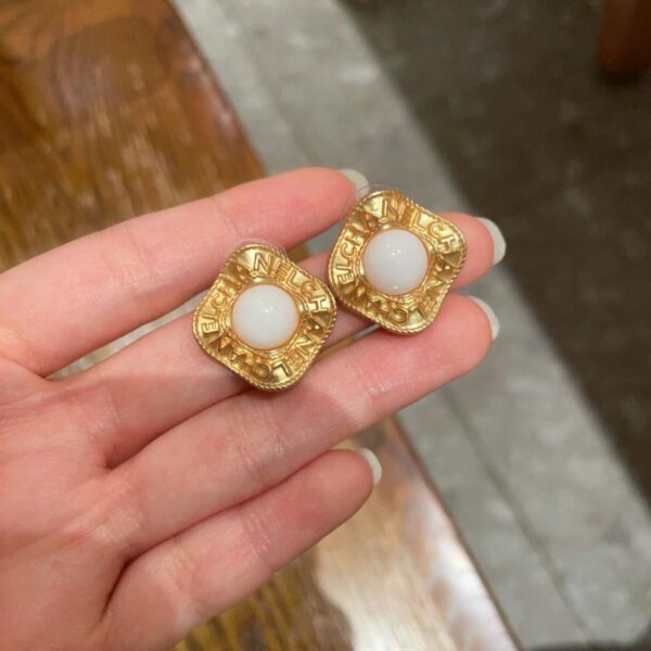 réplica,joyas,joyería,1:1,replica,fake,lujo,barato Pendientes con letras Chanel (2B03)