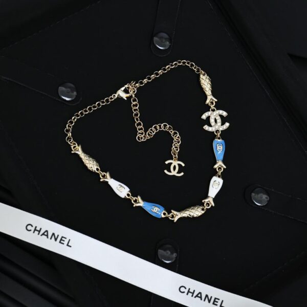 réplica,joyas,joyería,1:1,replica,fake,lujo,barato Collar Chanel Sardina Serie Dream Ocean (1394)