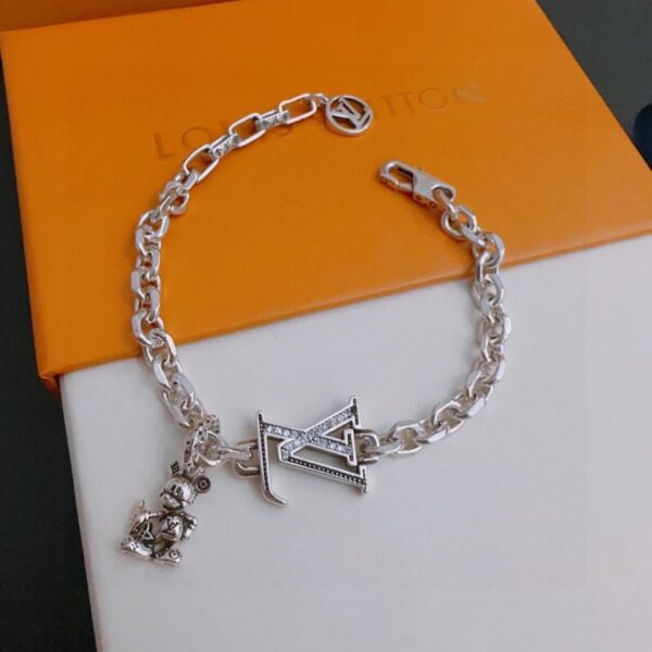 réplica,joyas,joyería,1:1,replica,fake,lujo,barato Pulsera Louuis Vuitton contador RW nuevo modelo de pareja de estilo (1001)