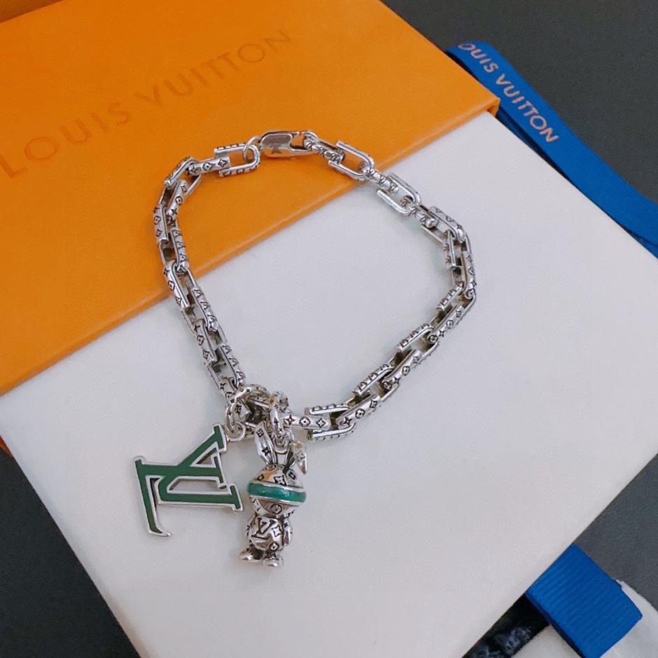 réplica,joyas,joyería,1:1,replica,fake,lujo,barato réplica,joyas,joyería,1:1,replica,fake,lujo,barato Pulsera Louis Vuitton contador RW nuevo modelo de pareja de estilo (6B24)
