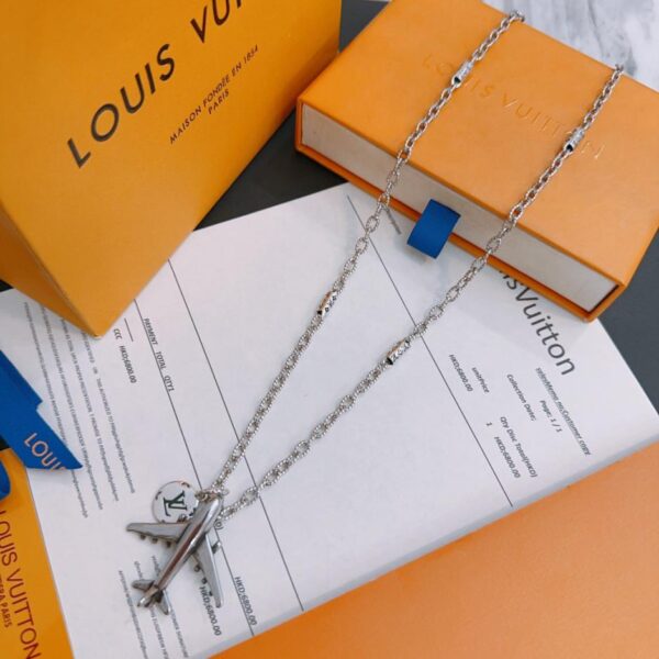 réplica,joyas,joyería,1:1,replica,fake,lujo,barato Collar Louuis Vuitton Contador RW nuevo modelo de pareja de estilo (A4A5)