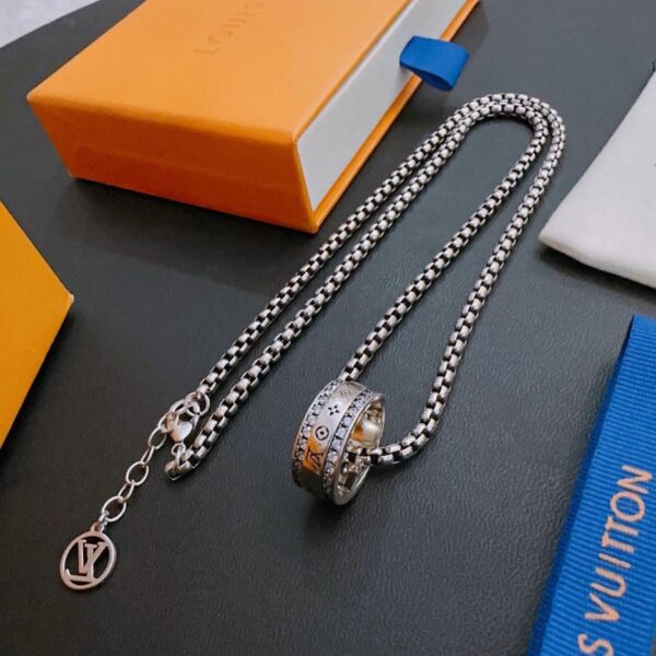 réplica,joyas,joyería,1:1,replica,fake,lujo,barato Collar Louuis Vuitton Contador RW nuevo modelo de pareja de estilo (DAD2)