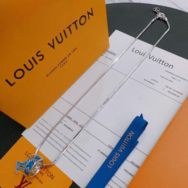 réplica,joyas,joyería,1:1,replica,fake,lujo,barato Collar Louuis Vuitton Contador RW nuevo modelo de pareja de estilo (3395)