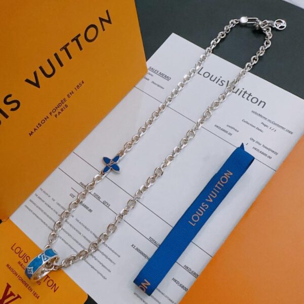 réplica,joyas,joyería,1:1,replica,fake,lujo,barato Collar Louuis Vuitton Contador RW nuevo modelo de pareja de estilo (387E)