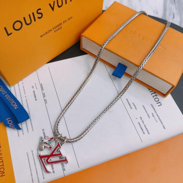 réplica,joyas,joyería,1:1,replica,fake,lujo,barato Collar Louuis Vuitton Contador RW nuevo modelo de pareja de estilo (22FD)