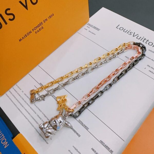 réplica,joyas,joyería,1:1,replica,fake,lujo,barato Collar Louuis Vuitton contador RW nuevo modelo de pareja de estilo (BC14)