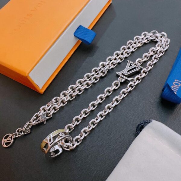 réplica,joyas,joyería,1:1,replica,fake,lujo,barato Collar Louuis Vuitton Contador RW nuevo modelo de pareja de estilo (FE8D)
