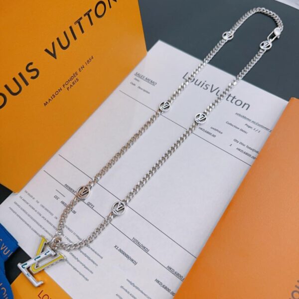 réplica,joyas,joyería,1:1,replica,fake,lujo,barato Collar Louuis Vuitton Contador RW nuevo modelo de pareja de estilo (4AF8)