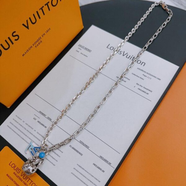 réplica,joyas,joyería,1:1,replica,fake,lujo,barato Collar Louuis Vuitton Contador RW nuevo modelo de pareja de estilo (8F12)