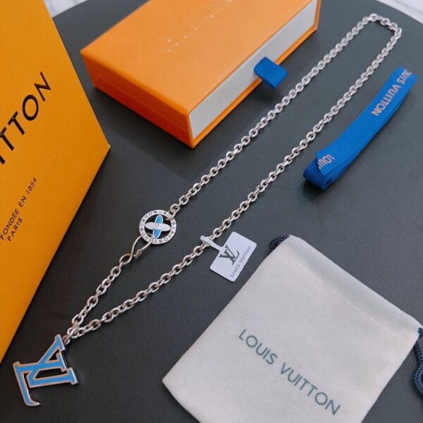 réplica,joyas,joyería,1:1,replica,fake,lujo,barato Collar Louuis Vuitton Contador RW nuevo modelo de pareja de estilo (2A66)