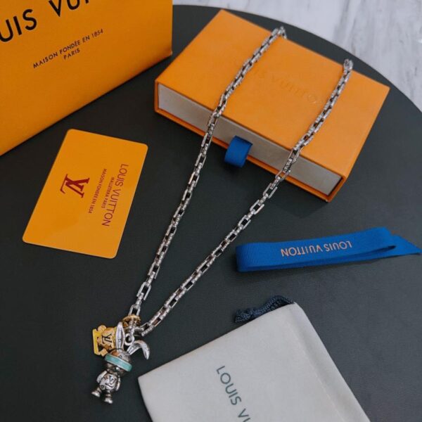 réplica,joyas,joyería,1:1,replica,fake,lujo,barato Collar Louuis Vuitton Contador RW nuevo modelo de pareja de estilo (C72B)