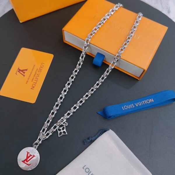 réplica,joyas,joyería,1:1,replica,fake,lujo,barato Collar Louuis Vuitton Contador RW nuevo modelo de pareja de estilo (1B61)