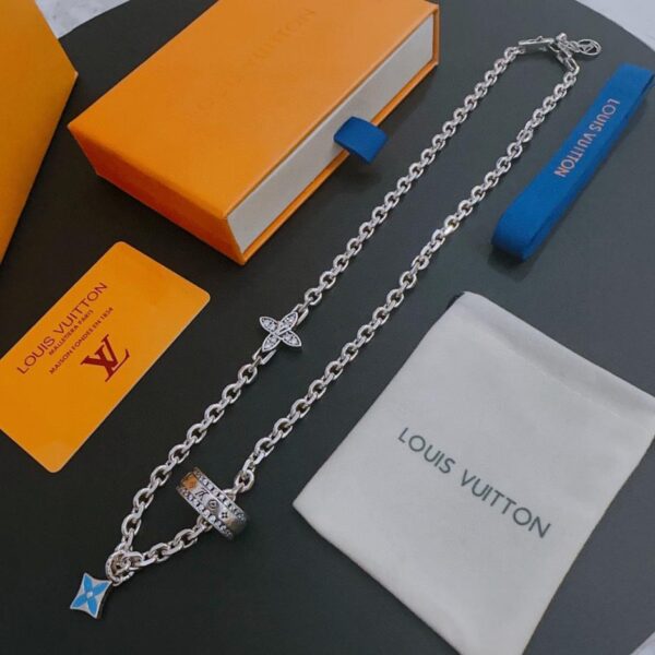 réplica,joyas,joyería,1:1,replica,fake,lujo,barato Collar Louuis Vuitton Contador RW nuevo modelo de pareja de estilo (FE30)