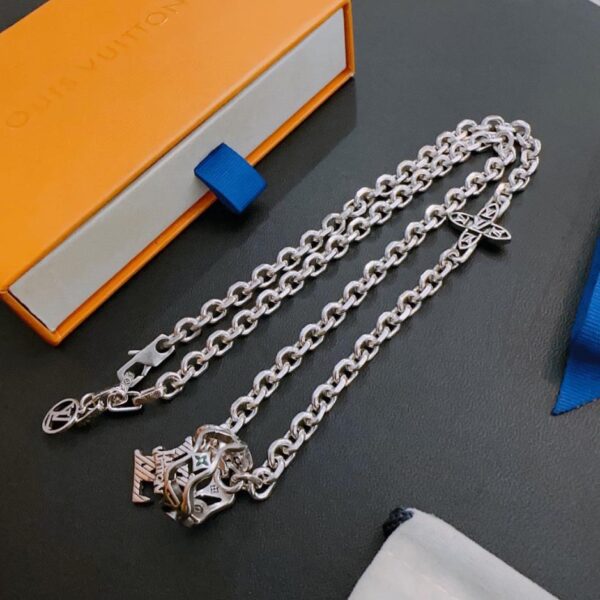 réplica,joyas,joyería,1:1,replica,fake,lujo,barato Collar Louuis Vuitton Contador RW nuevo modelo de pareja de estilo (E189)