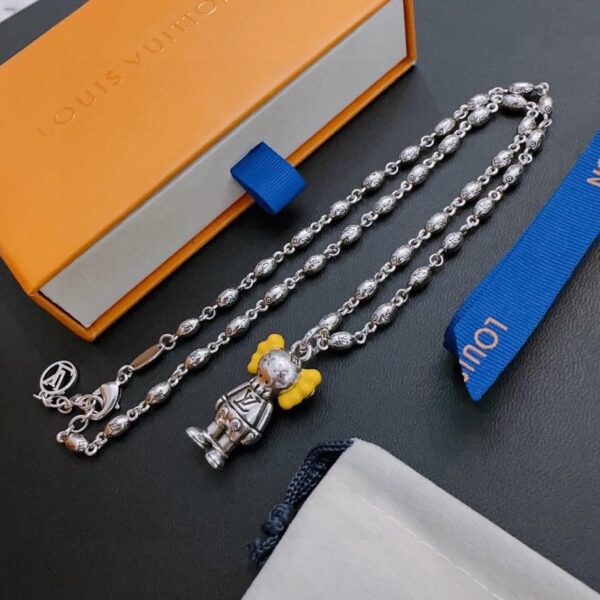 réplica,joyas,joyería,1:1,replica,fake,lujo,barato Collar Louuis Vuitton Contador RW nuevo modelo de pareja de estilo (D157)
