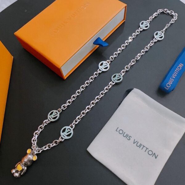 réplica,joyas,joyería,1:1,replica,fake,lujo,barato Collar Louuis Vuitton Contador RW nuevo modelo de pareja de estilo (A752)