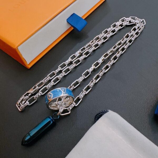 réplica,joyas,joyería,1:1,replica,fake,lujo,barato Collar Louuis Vuitton Contador RW nuevo modelo de pareja de estilo (156A)