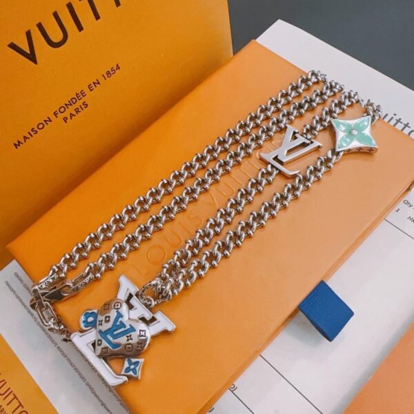 réplica,joyas,joyería,1:1,replica,fake,lujo,barato Collar Louuis Vuitton Contador RW nuevo modelo de pareja de estilo (CCE2)