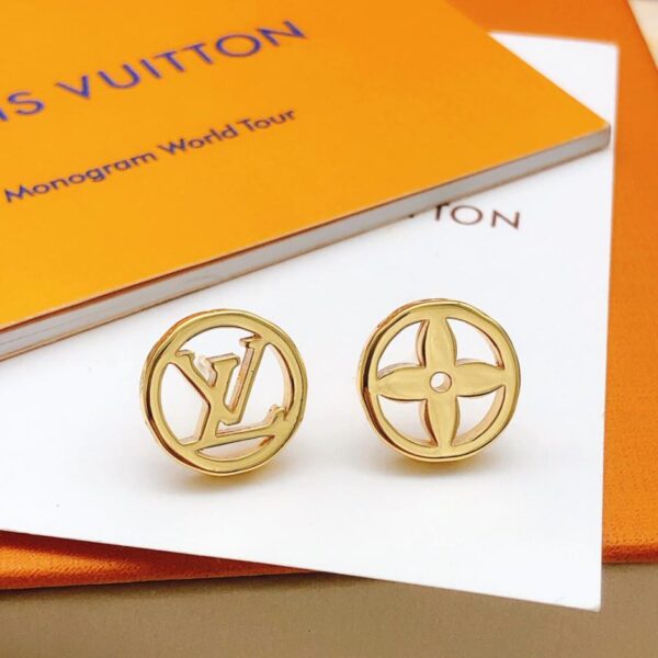 réplica,joyas,joyería,1:1,replica,fake,lujo,barato Pendientes Louis Vuitton Pendientes con letras (9B4E)