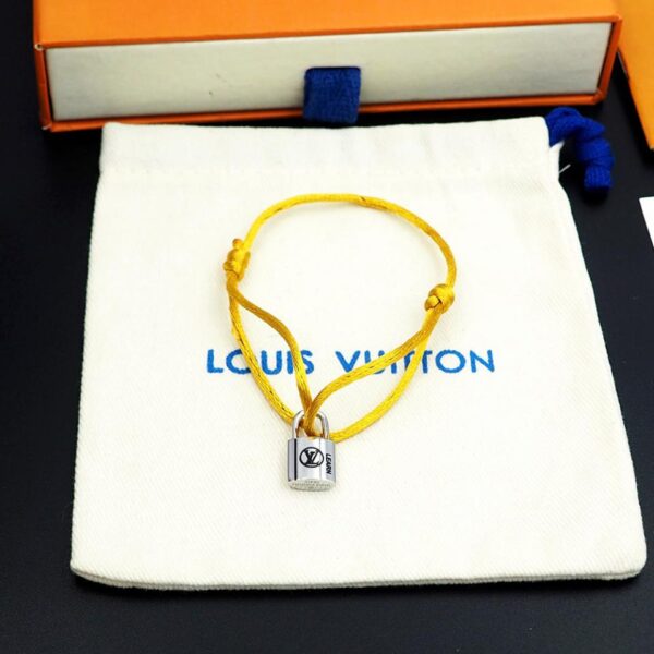 réplica,joyas,joyería,1:1,replica,fake,lujo,barato Pulsera Louis Vuitton New Couple Charity Lock Negro (CB27)