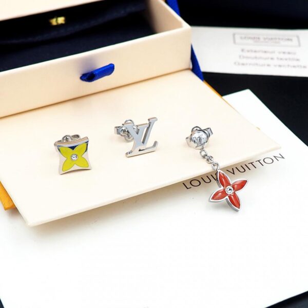réplica,joyas,joyería,1:1,replica,fake,lujo,barato Juego de pendientes Louis Vuitton Sunrise (679D)