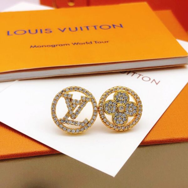 réplica,joyas,joyería,1:1,replica,fake,lujo,barato Anillo plateado con logo estampado y letras azules de Louuis Vuitton (AA59)