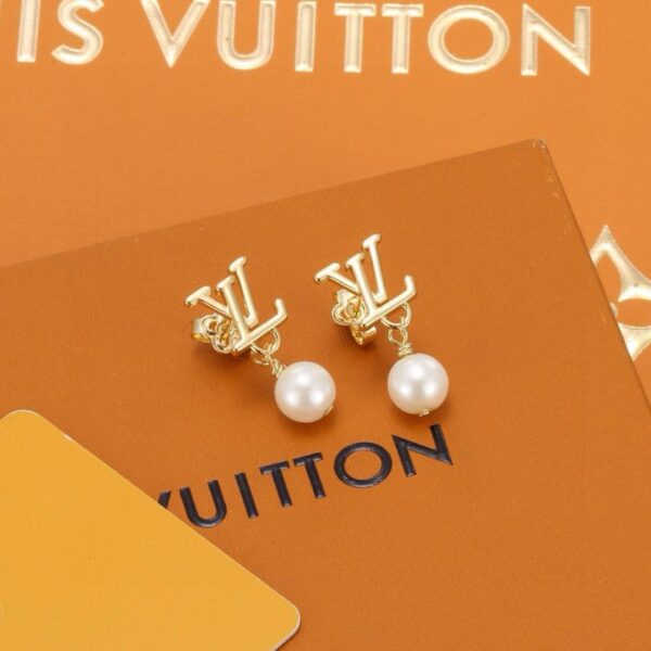 réplica,joyas,joyería,1:1,replica,fake,lujo,barato Pendientes con letras Louis Vuitton (3F82)