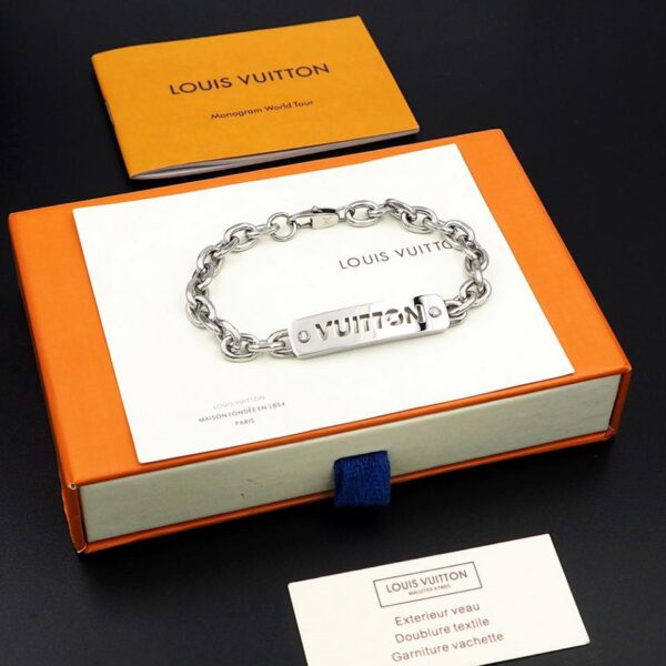réplica,joyas,joyería,1:1,replica,fake,lujo,barato Pulsera de identificación Louis Vuitton(C777)