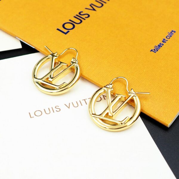 réplica,joyas,joyería,1:1,replica,fake,lujo,barato Pendientes tricolores Louis Vuitton Lace (E9D0)