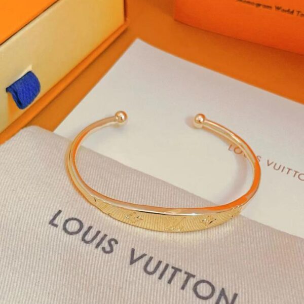 réplica,joyas,joyería,1:1,replica,fake,lujo,barato Pulsera con cierre benéfico Lockit de plata de Louis Vuitton (A97D)
