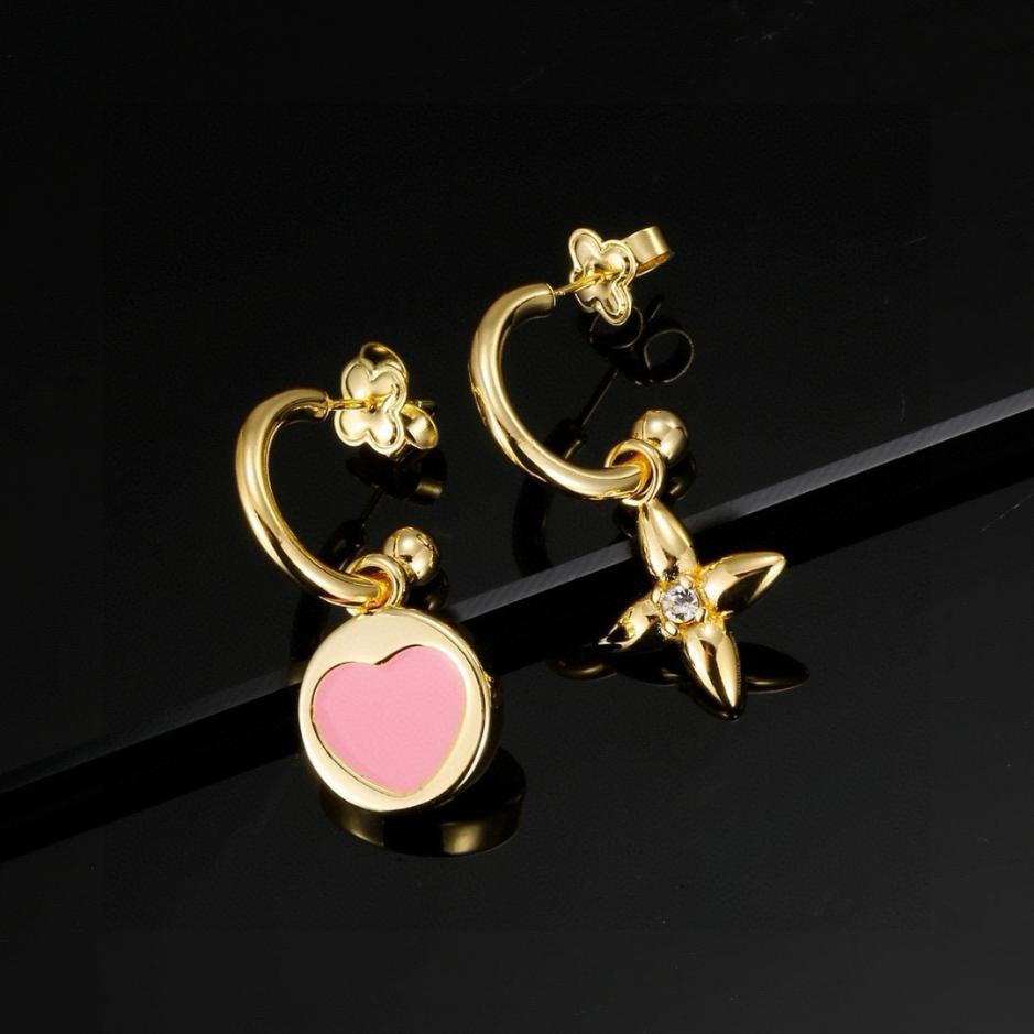 réplica,joyas,joyería,1:1,replica,fake,lujo,barato réplica,joyas,joyería,1:1,replica,fake,lujo,barato Louis Vuitton Corazón Dorado Trébol Asimétrico (B3A9)