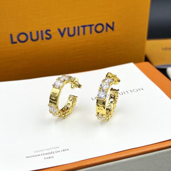 réplica,joyas,joyería,1:1,replica,fake,lujo,barato Pendientes completos de diamantes Louis Vuitton Crystals (33DF)