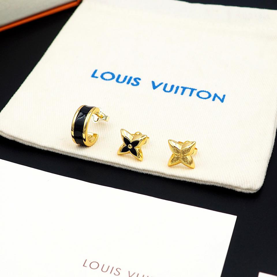 réplica,joyas,joyería,1:1,replica,fake,lujo,barato réplica,joyas,joyería,1:1,replica,fake,lujo,barato Pendientes Louis Vuitton Spike (1B6C)