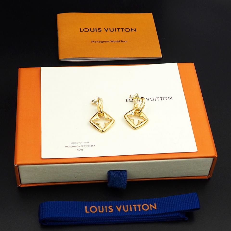 réplica,joyas,joyería,1:1,replica,fake,lujo,barato réplica,joyas,joyería,1:1,replica,fake,lujo,barato Pendientes Louis Vuitton Puffygram (B369)