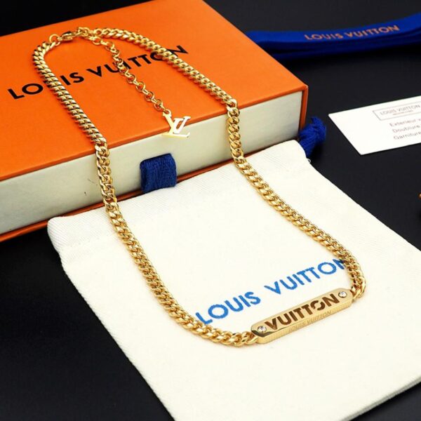 réplica,joyas,joyería,1:1,replica,fake,lujo,barato El nuevo collar LV ID de Louis Vuitton (A8EA)