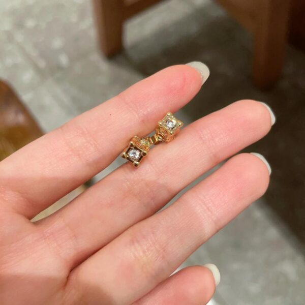 réplica,joyas,joyería,1:1,replica,fake,lujo,barato Pendientes Louis Vuitton Contador RW nuevo modelo de pareja de estilo (26E4)