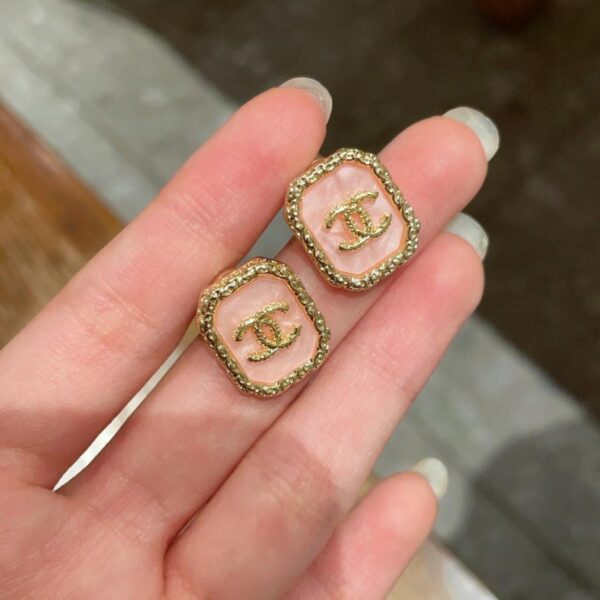 réplica,joyas,joyería,1:1,replica,fake,lujo,barato Chanel Pendientes Chanel de segunda mano (D277)