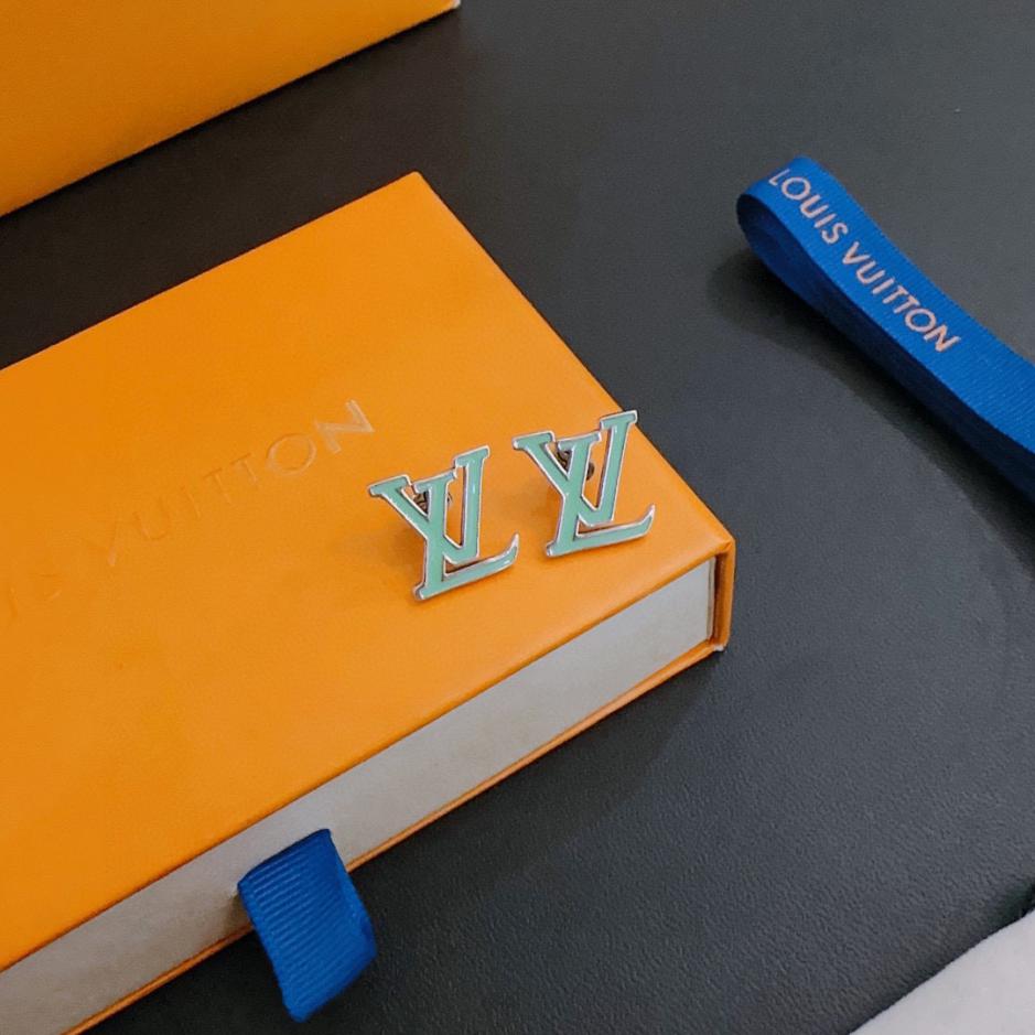 réplica,joyas,joyería,1:1,replica,fake,lujo,barato réplica,joyas,joyería,1:1,replica,fake,lujo,barato Pendientes Louis Vuitton Contador RW nuevo modelo de pareja de estilo (FF30)