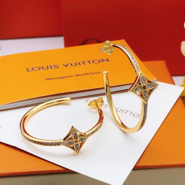 réplica,joyas,joyería,1:1,replica,fake,lujo,barato Louuis Vuitton último broche de diamantes de colores (E30F)
