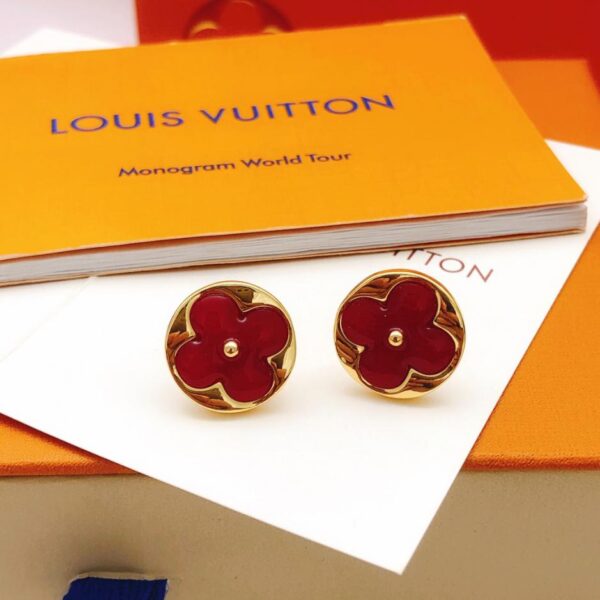 réplica,joyas,joyería,1:1,replica,fake,lujo,barato Louuis Vuitton último collar de nácar rojo (7EFC)